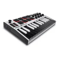 Teclado Controlador Midi Akai Mpk Mini Mk3 White 25 Teclas