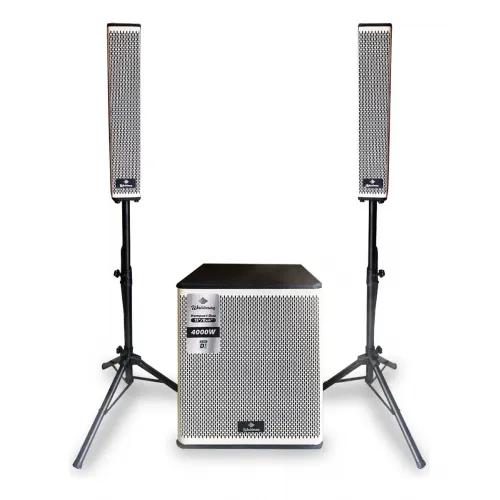 Caixas de som Amplificadas Sub 15 Torres Waldman Kpt2 4000w Cor Branco 115 230