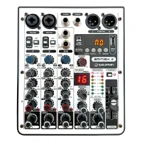 Mesa De Som Waldman 4 Canais British B-4 Interface De Áudio