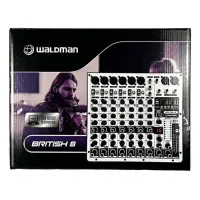 Mesa De Som Waldman 8 Canais British B-8 Phantom 127/220V