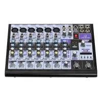 Mesa De Som Profissional 10 Canais Bluetooth Waldman Cp10 Fx