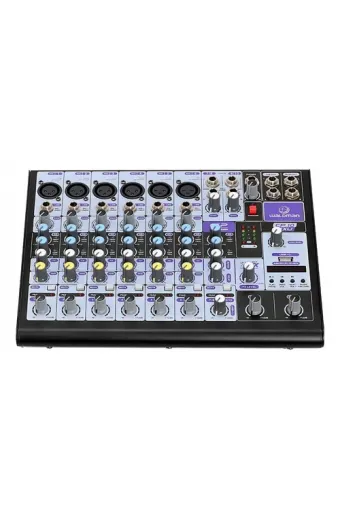 Mesa De Som Profissional 10 Canais Bluetooth Waldman Cp10 Fx 