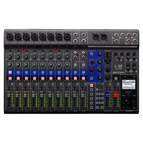 Mixer Zoom L12 Livetrak 12 Canais