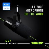 Microfone Shure MV7+ para Podcast XLR 