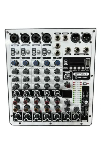 Mesa De Som Waldman 6 Canais British 