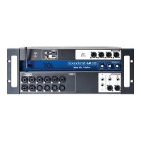 Mesa de som Soundcraft Ui16 de mistura 