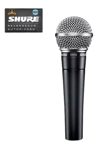 Microfone Shure Sm 58 Lc Vocal Dinâmico Cardióide Sm58-lc